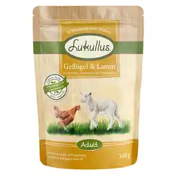 Zooplus Lukullus Naturkost Verhoudzakjes - Gevogelte & Lam (graanvrij) aanbieding