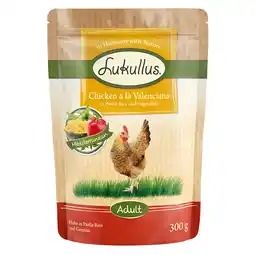 Zooplus Lukullus Naturkost Verhoudzakjes - Valenciana - Kip aanbieding