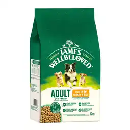 Zooplus James Wellbeloved Adult Dog Hypoallergenic Kalkoen & Rijst - 12 kg aanbieding