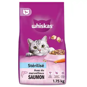 Zooplus 1,75 kg Whiskas Sterile Zalm droogvoer voor katten aanbieding