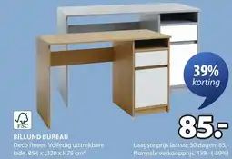 Jysk Billund bureau aanbieding