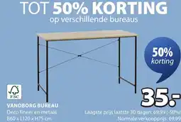 Jysk Vandborg bureau aanbieding