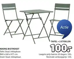 Jysk Aborg bistroset aanbieding