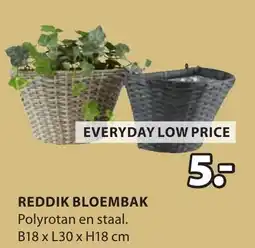 Jysk Reddik bloembak aanbieding