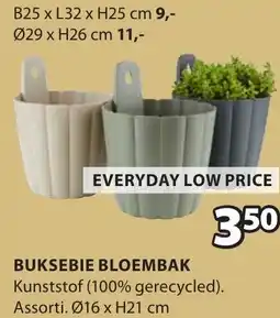 Jysk Buksebie bloembak aanbieding