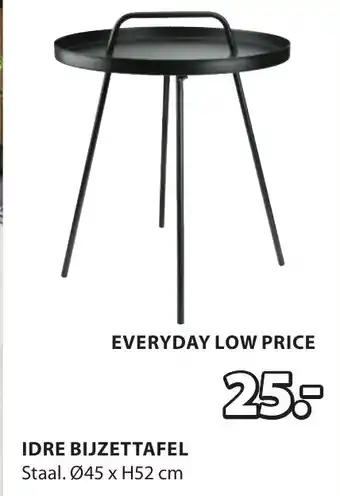 Jysk Idre bijzettafel aanbieding