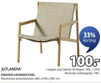 Jysk Onsved loungestoel aanbieding