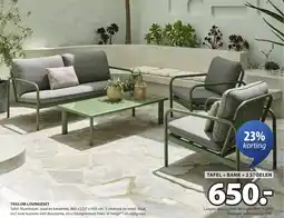 Jysk Teglum loungeset aanbieding