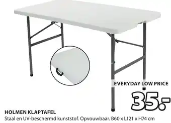 Jysk Holmen klaptafel aanbieding