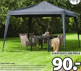 Jysk Jerup partytent aanbieding