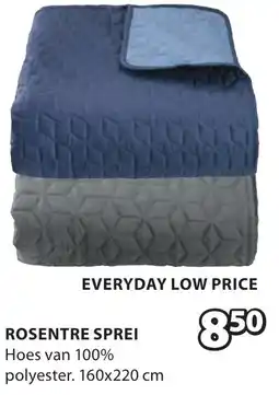 Jysk Rosentre sprei aanbieding