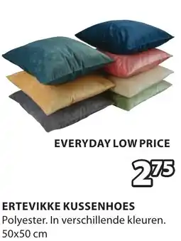 Jysk Ertevikke kussenhoes aanbieding