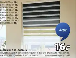 Jysk Alsten duo rolgordijn aanbieding