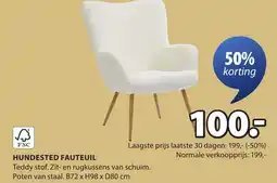 Jysk Hundested fauteuil aanbieding