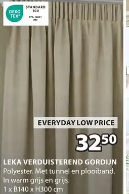 Jysk Leka verduisterend gordijn aanbieding