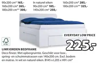 Jysk Limfjorden bedframe aanbieding