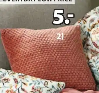 Jysk Rosenvial sierkussen aanbieding