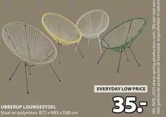 Jysk Ubberup loungestoel aanbieding