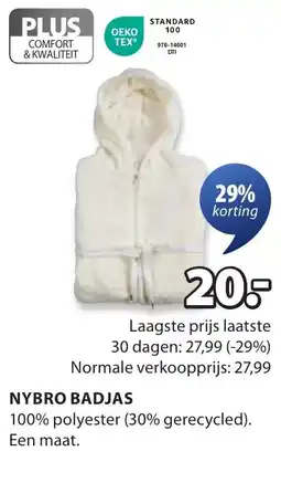 Jysk Nybro badjas aanbieding