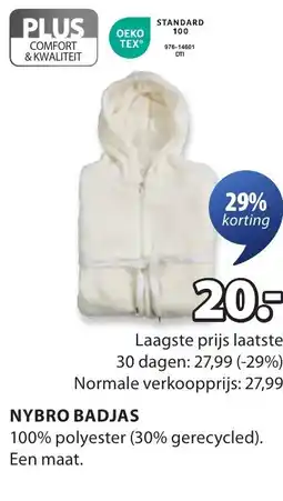 Jysk Nybro badjas aanbieding