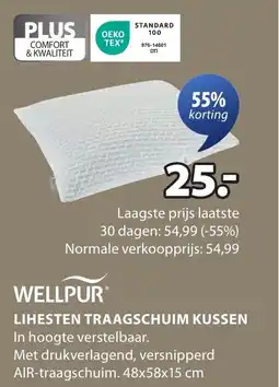 Jysk Lihesten traagschuim kussen aanbieding