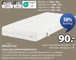Jysk Stria ps25 springveermatras aanbieding