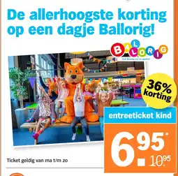Albert Heijn Entreeticket kind aanbieding