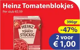 Die Grenze Heinz Tomatenblokjes aanbieding