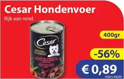 Die Grenze Cesar Hondenvoer aanbieding