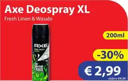 Die Grenze Axe Deospray XL aanbieding