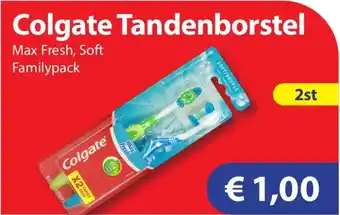 Die Grenze Colgate Tandenborstel aanbieding