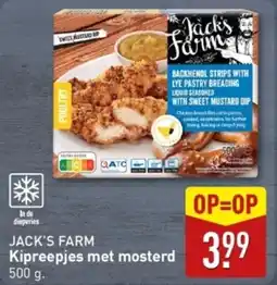 ALDI Jack's Farm Kipreepjes met mosterd aanbieding