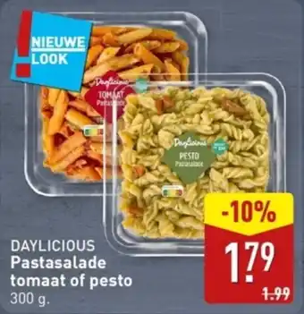 ALDI Daylicious Pastasalade tomaat of pesto aanbieding