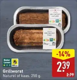 ALDI Grillworst aanbieding