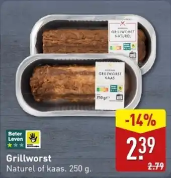 ALDI Grillworst aanbieding