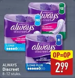 ALDI Always Discreet aanbieding