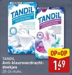 ALDI Tandil Anti-kleuroverdrachtdoekjes aanbieding