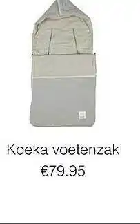 Baby & Tiener Koeka Voetenzak aanbieding