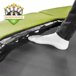 Welkoop Exit Silhouette - Inground trampoline - ø 244 cm x 184 cm aanbieding