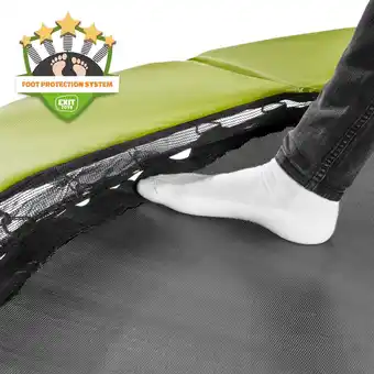 Welkoop Exit Silhouette - Inground trampoline - ø 244 cm x 184 cm aanbieding