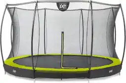 Welkoop Exit Silhouette - Inground trampoline - ø 305 cm x 203 cm aanbieding