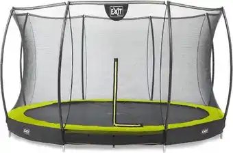 Welkoop Exit Silhouette - Inground trampoline - ø 305 cm x 203 cm aanbieding