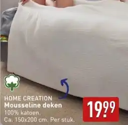 ALDI Home Creation Mousseline deken aanbieding