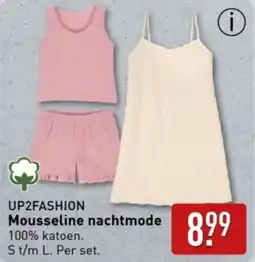ALDI UP2FASHION Mousseline nachtmode aanbieding