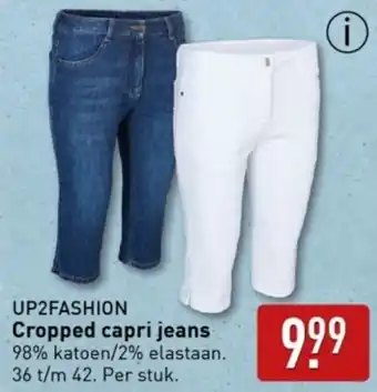 ALDI UP2FASHION Cropped capri jeans aanbieding