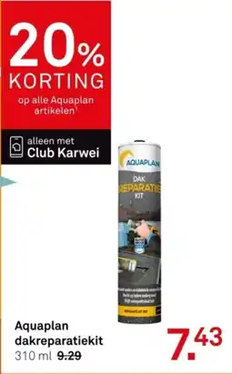 Karwei Aquaplan dakreparatiekit aanbieding