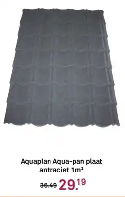 Karwei Aquaplan Aqua-pan plaat antraciet aanbieding