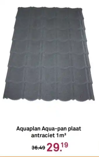 Karwei Aquaplan Aqua-pan plaat antraciet aanbieding