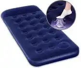 Bol.com Luchtbed Met Ingebouwde Pomp - 188*99*28CM - Luchtbed 1 Persoons - Luchtbed Zelfopblaasbaar aanbieding