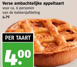 Poiesz Verse ambachtelijſke appeltaart aanbieding